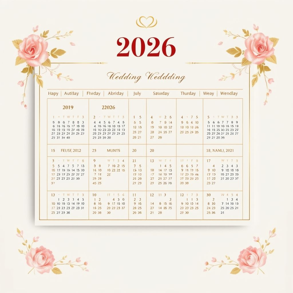 ปฏิทินฤกษ์แต่งงาน 2569 สำหรับคู่รักที่ต้องการความสมบูรณ์แบบ